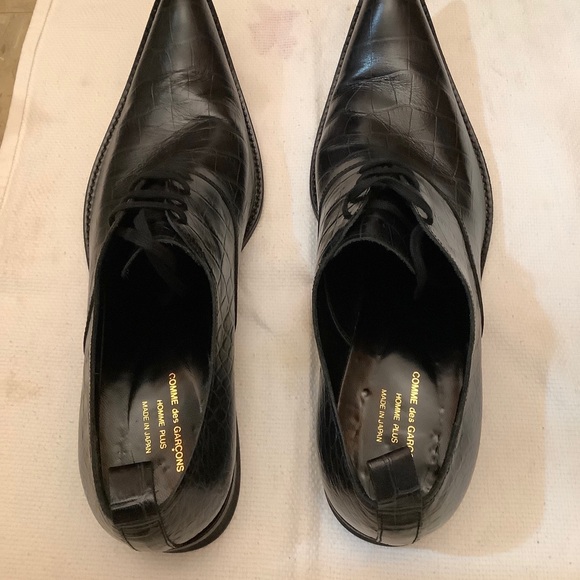 Comme Des Garçons Homme Plus SS15 Pointed Toe Leather Shoes Sz.27/9-US - Picture 3 of 13